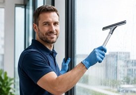 Limpieza de cristales escaparates y ventanas en Santoña Laredo y Colindres